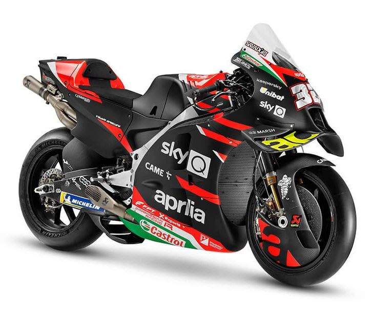 CAME back in the saddle in the MotoGP Championship with Aprilia Racing