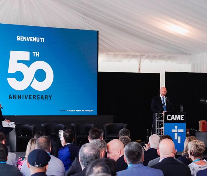 CAME celebrates its first 50 years: from a small artisanal business to solid international Group, it looks set to close 2022 with a turnover of appoximately 290 million euros