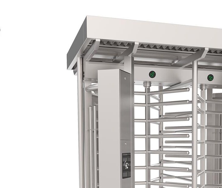 Construction sites, manufacturing sites, ports and event areas safer with the new full-height turnstile from CAME